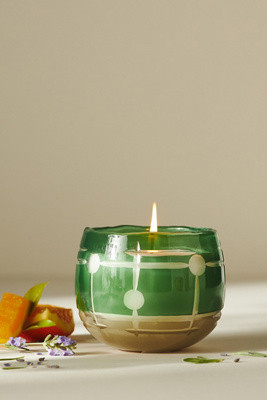 Coco Allred for Anthropologie Fresh Fern Moss Glass Candle | Anthropologie (UK)