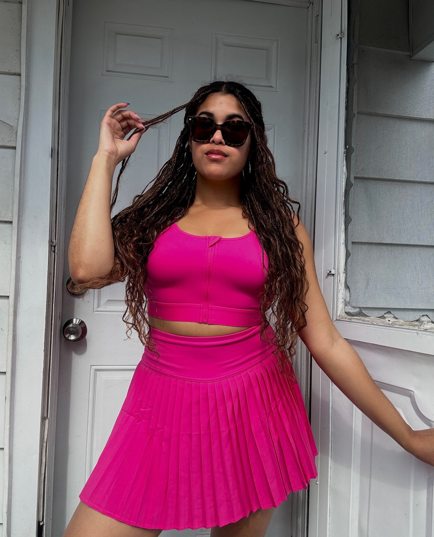 Pink outfits are always a good option 🌸

Feeling pretty in pink! This Fabletics set is a new fave, and the skirt having built-in shorts + pockets is just chef’s kiss! 🩷

#Fabletics #ActivewearStyle #AthleisureWear  #FitCheck #PinkAesthetic #SportyChic #TennisCore  #LatinaCreator #InstagramFashion #NJ

#LTKActive #LTKFindsUnder50 #LTKFindsUnder100