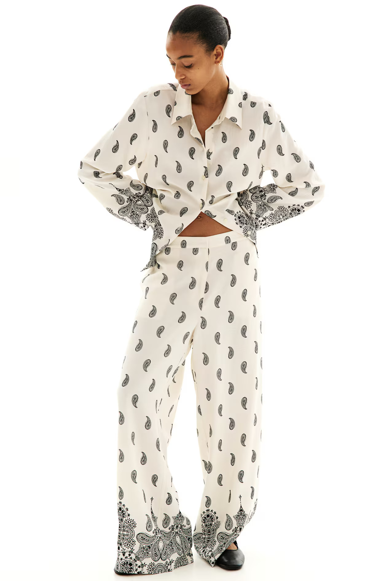 Patterned Twill Pants | H&M (US + CA)