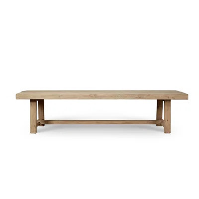 Capri 42" Fixed Table Pine Solid Wood Dining Table | Perigold