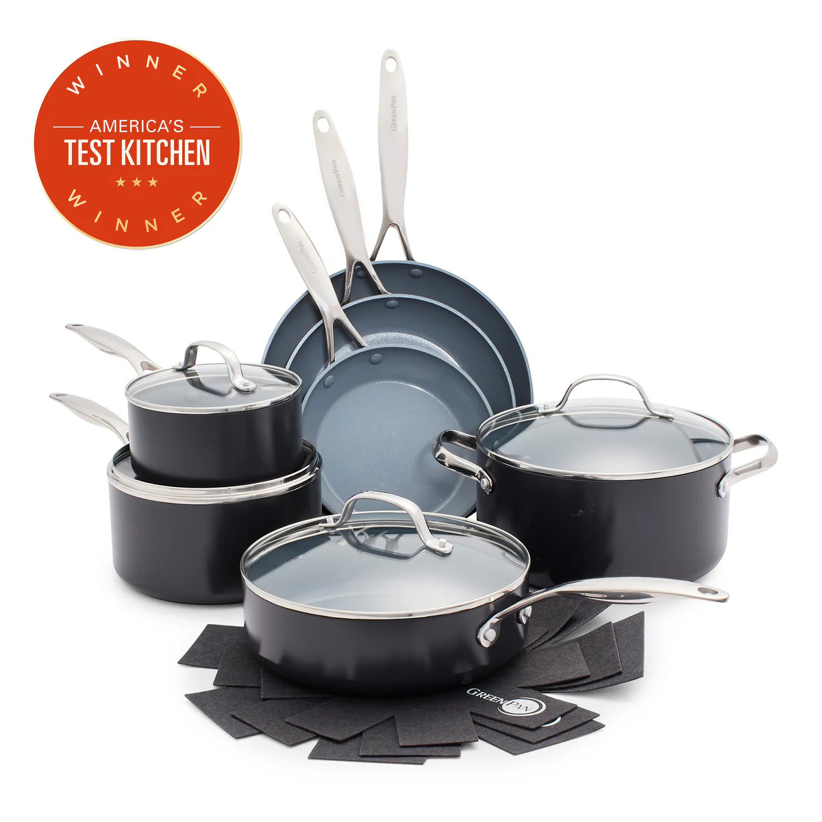Valencia Pro Ceramic Nonstick 11-Piece Cookware Set | GreenPan