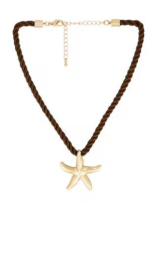 Sirena Necklace in Brown | Revolve Clothing (Global)
