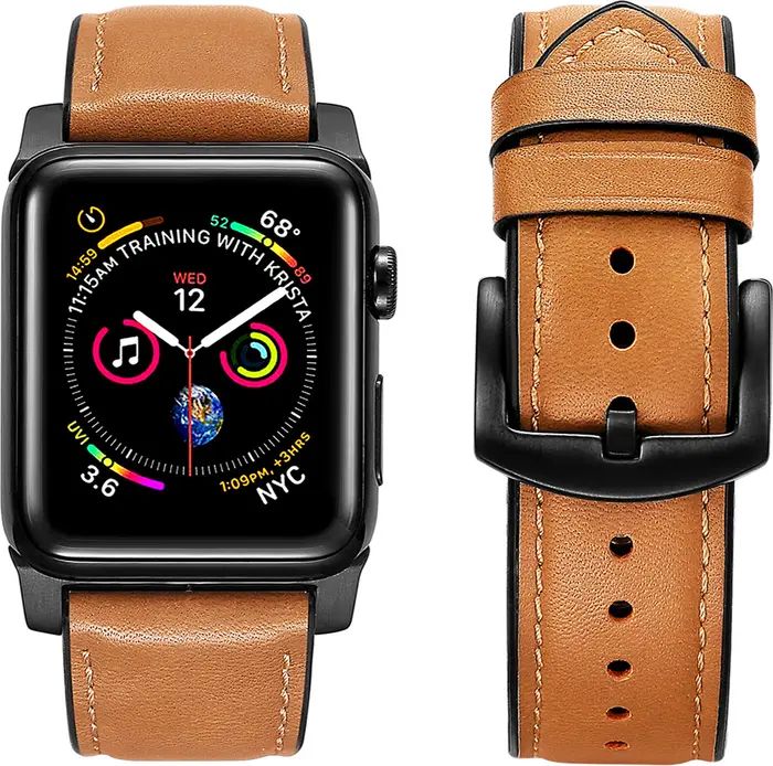 Leather Apple Watch® Strap | Nordstrom