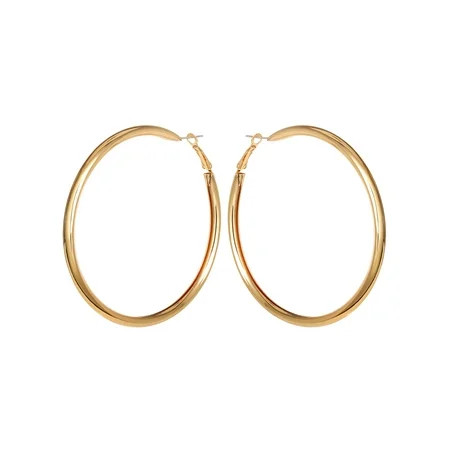 Jessica Simpson Women s Polished Hoop Earrings | Walmart (US)
