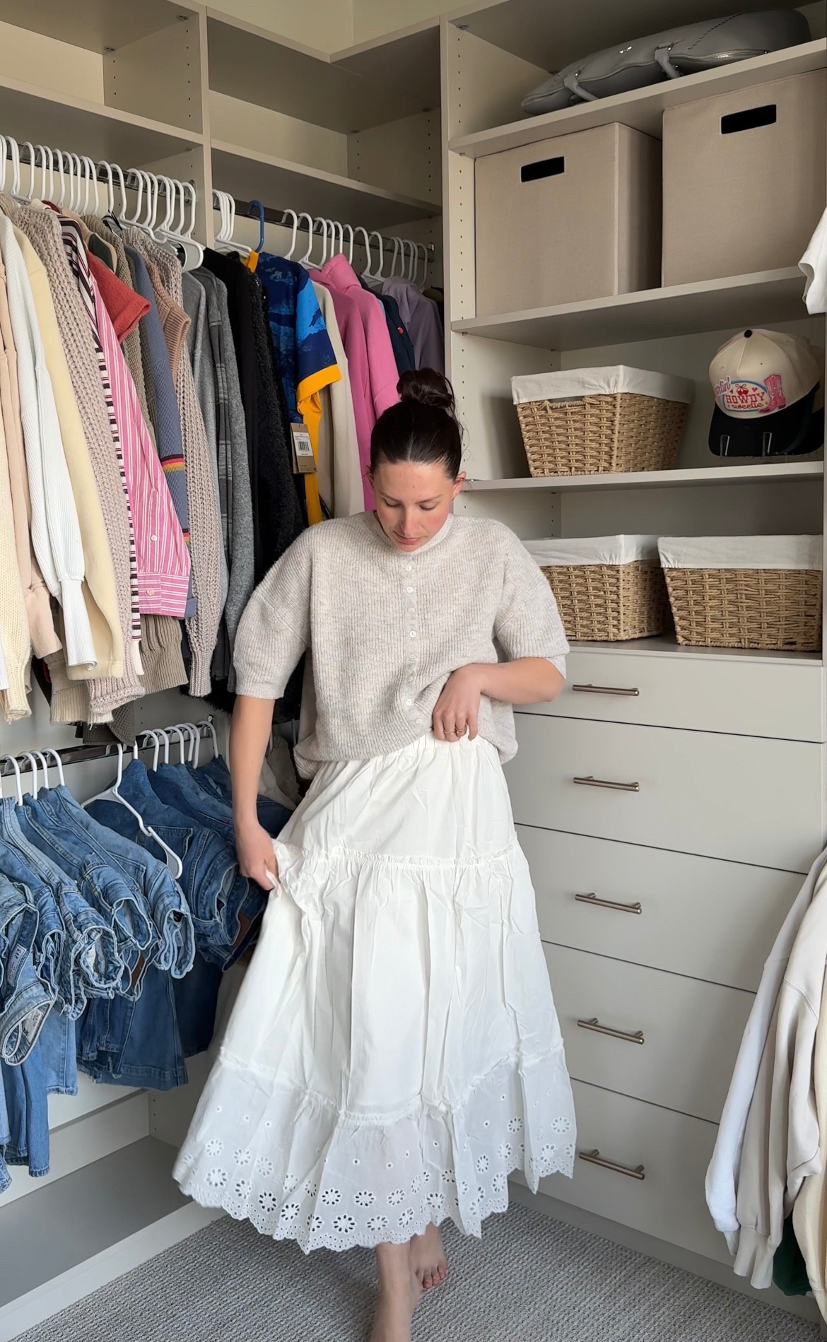 Size XS top & size small in the skirt!