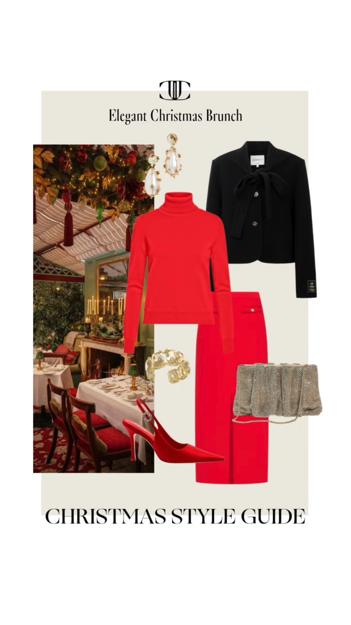 ✨ The Christmas Style Guide is HERE ✨
From elegant dinner parties to casual Christmas moments, country club soirées, alpine weekends, and festive brunches, I’ve styled a head-to-toe look (and a few dream tablescapes) for every holiday event on your calendar. 🎄✨

If you’re wondering what to wear for Christmas, holiday outfits for every occasion, or how to host with style, this guide covers it all—elevated looks, rich textures, classic palettes, and pieces you can wear all season long.

Tap to shop each look + head to jcathell.com for the full Christmas Style Guide, holiday styling tips, and more festive inspiration. ❤️💚
#ChristmasStyleGuide #HolidayOutfits #HolidayStyle #ChristmasFashion #FestiveStyle #WhatToWear #HolidayHosting #HolidayInspiration #ChristmasOutfits2025

#LTKHoliday #LTKootd #LTKOver40