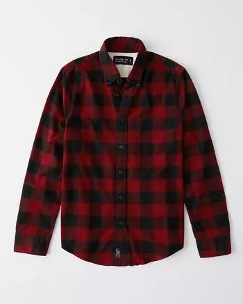 Buffalo Check Flannel Shirt | Abercrombie & Fitch US & UK
