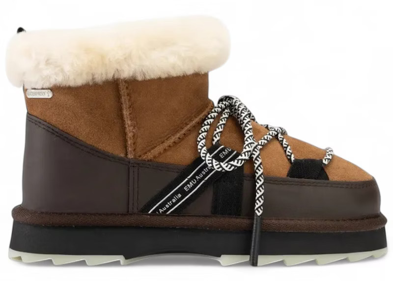 Women's EMU Australia Blurred Micro Boot Sneakers in Chestnut | StockX