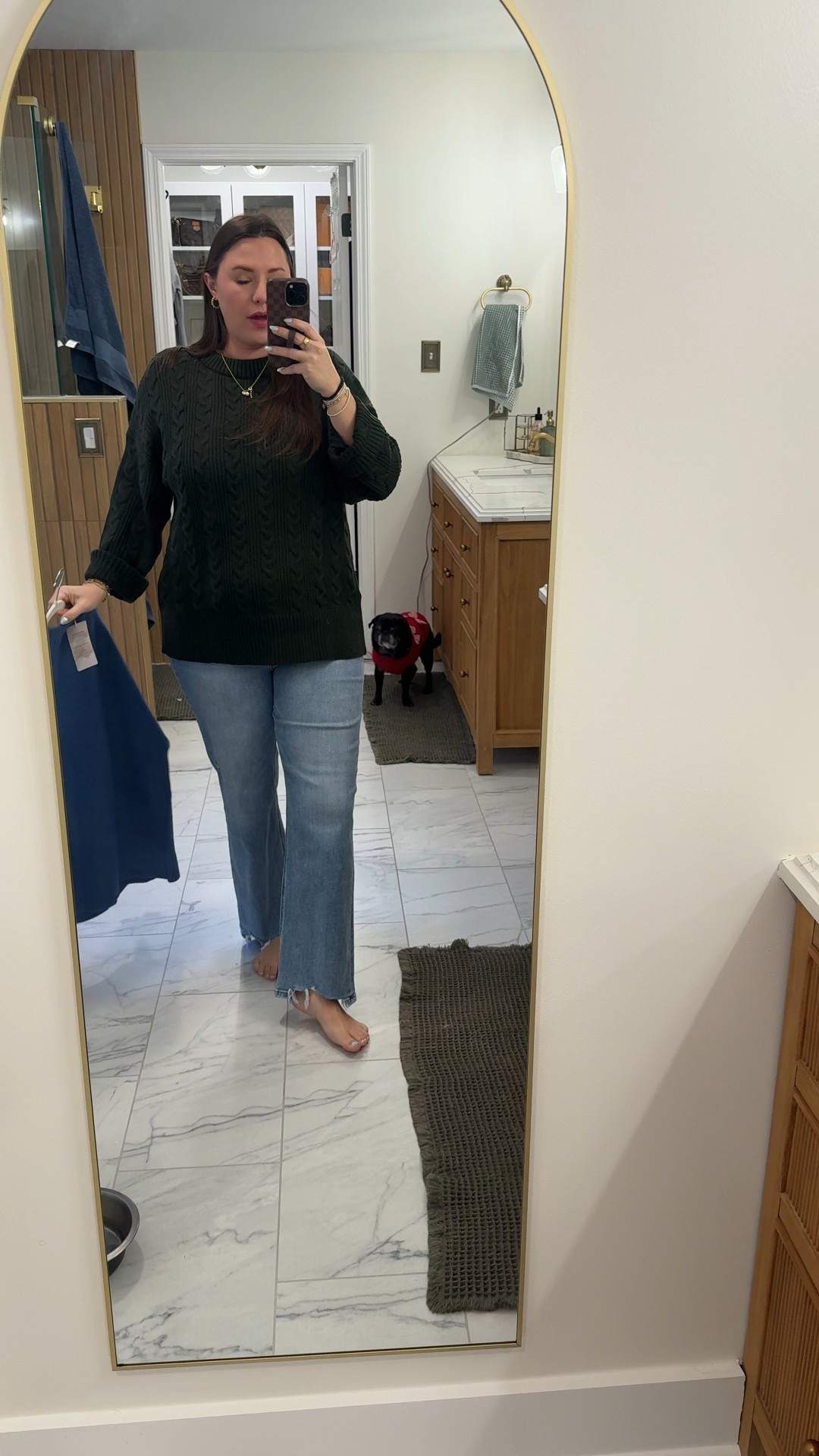 Amazon cable knit sweater! I’m in XL 

#LTKootd #LTKPlusSize #LTKgrwm