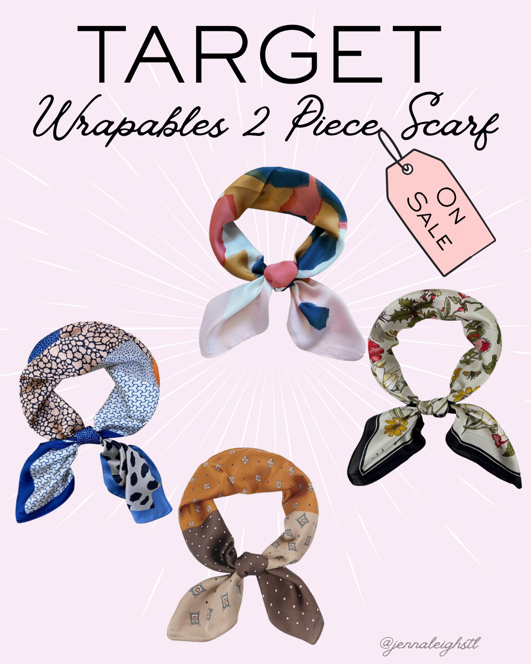 New at Target and already on sale 🤍 The Wrapables 2 piece silky satin scarf set is $10 off and such a great deal on these trending accessories 

 #LTKootd #LTKSaleAlert #LTKMidsize