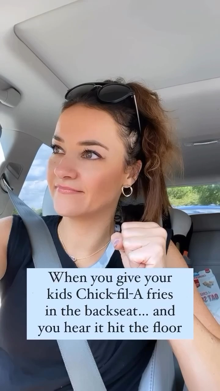 COMMENT 👉🏼 What’s something your kids have destroyed or spilled in the backseat? 😂🚗

You finally get those warm, salty waffle fries 🍟
You pass them to the wild ones in the backseat…
...only to hear the dreaded "uh-oh" followed by that heartbreaking thud as they all hit the floorboard where old crumbs + mystery goo live. 😵‍💫

Honestly? It's not the mess I'm crying over... It's the fact that the @chickfilathegrove fries are now gone too soon. 😭

(But let's be honest, I've absolutely risked it all and eaten one off the backseat floor. Don't judge. 🫠🙋🏻‍♀️)

And before anyone asks... YES, you can absolutely eat Chick-fil-A and still prioritize your health.

One of the biggest misconceptions about healthy eating is that every meal has to be homemade and Pinterest-perfect.

The Sunday Reset taught me that a good meal plan includes real life.
Soccer practice.
Road trips.
Busy seasons.
And yes... occasionally the drive-thru.
It's all about having a plan for real life. 💛

👉🏼 Comment CFA and I'll send you my Healthy Chick-fil-A Guide with my favorite higher-protein, healthier options for busy moms on the go!
#sundayreset #healthybyheatherbrown