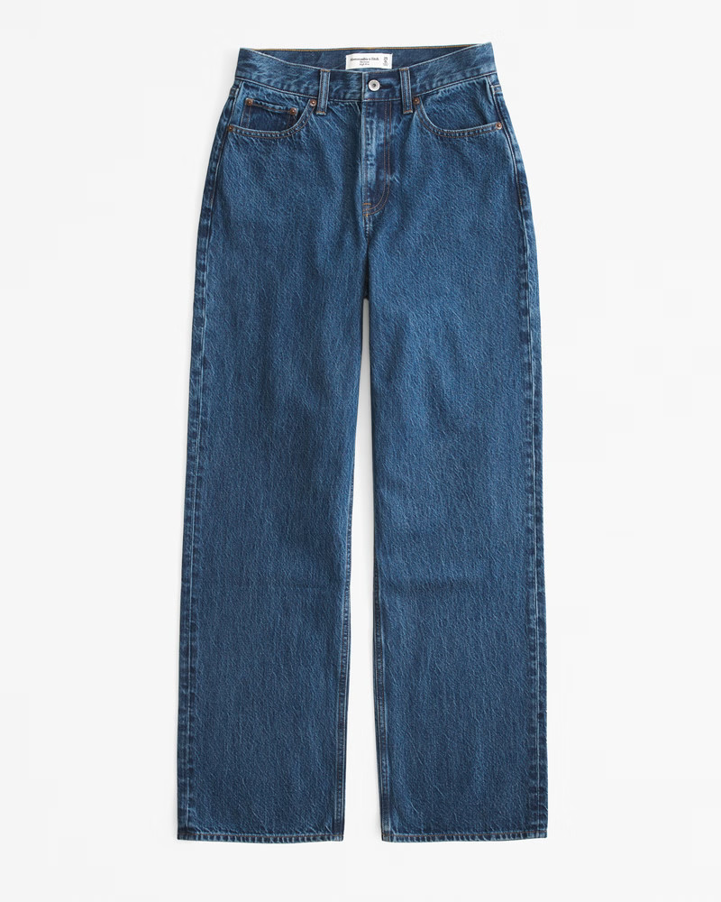 Curve Love High Rise Loose Jean | Abercrombie & Fitch (US)
