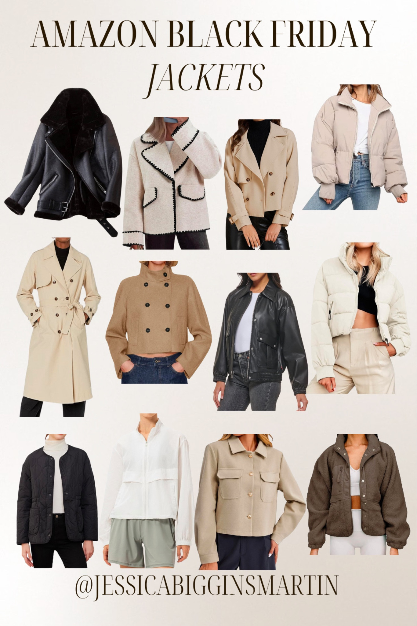 Amazon Black Friday jackets + coats 

Holiday style, winter, fall, outfit inspo, ootd, founditonamazon 

#LTKSaleAlert #LTKGiftGuide #LTKCyberWeek