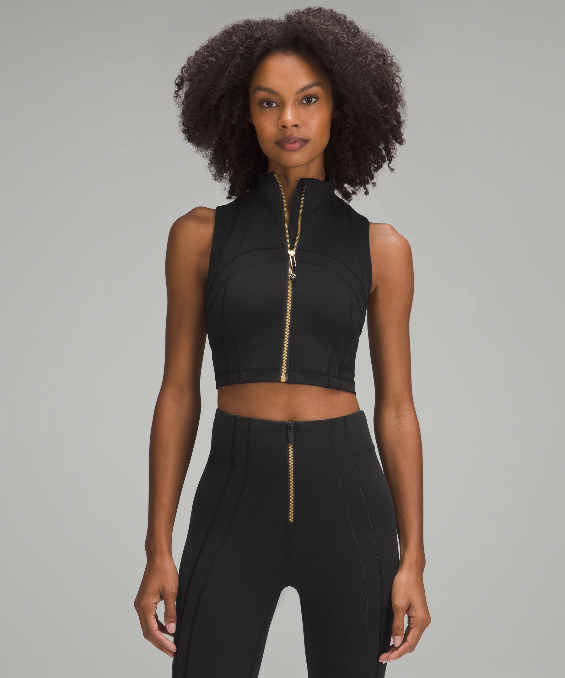 Define Cropped Full-Zip Tank Top | Lululemon (US)