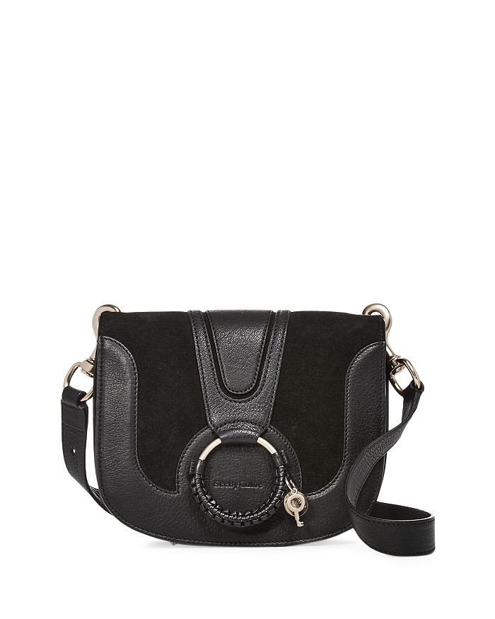 Hana Small Leather & Suede Crossbody | Bloomingdale's (US)