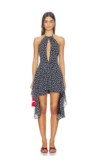 MAJORELLE Lita Mini Dress in Black,White. - size M | Revolve Clothing (Global)