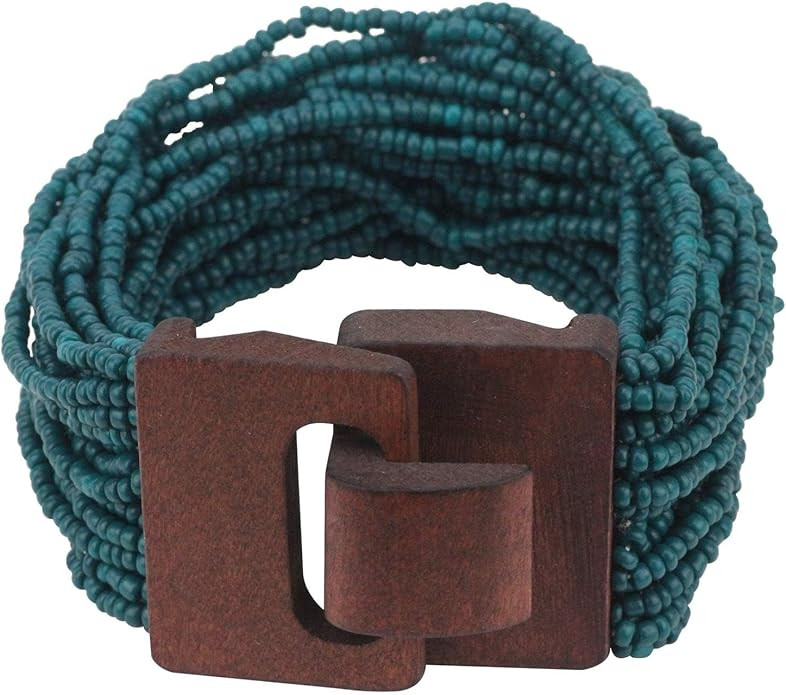 Coiris Multi Layers Seed Beads Wide Bangle Strand Bracelet for Women (BR1167)… | Amazon (US)