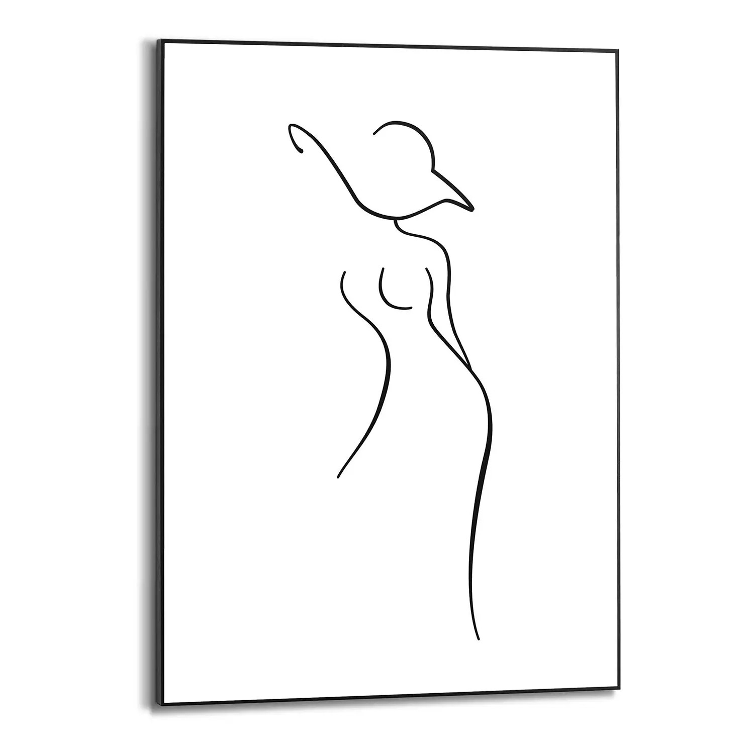 Gerahmtes Bild Silhouette Frau kaufen | home24 | Home24 (DE)