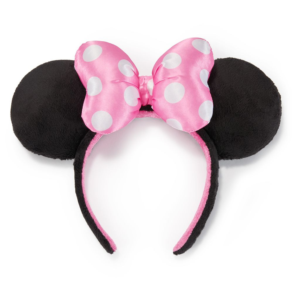 Minnie Mouse Ear Headband with Bow \u2013 Pink | Disney Store