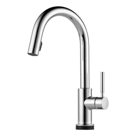 Solna Pull-Down Kitchen Faucet with On/Off Touch Activation and Hidden Magnetic Docking Spray Hea... | Build.com, Inc.