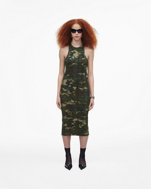 Camo Racer Rib Dress | Marc Jacobs
