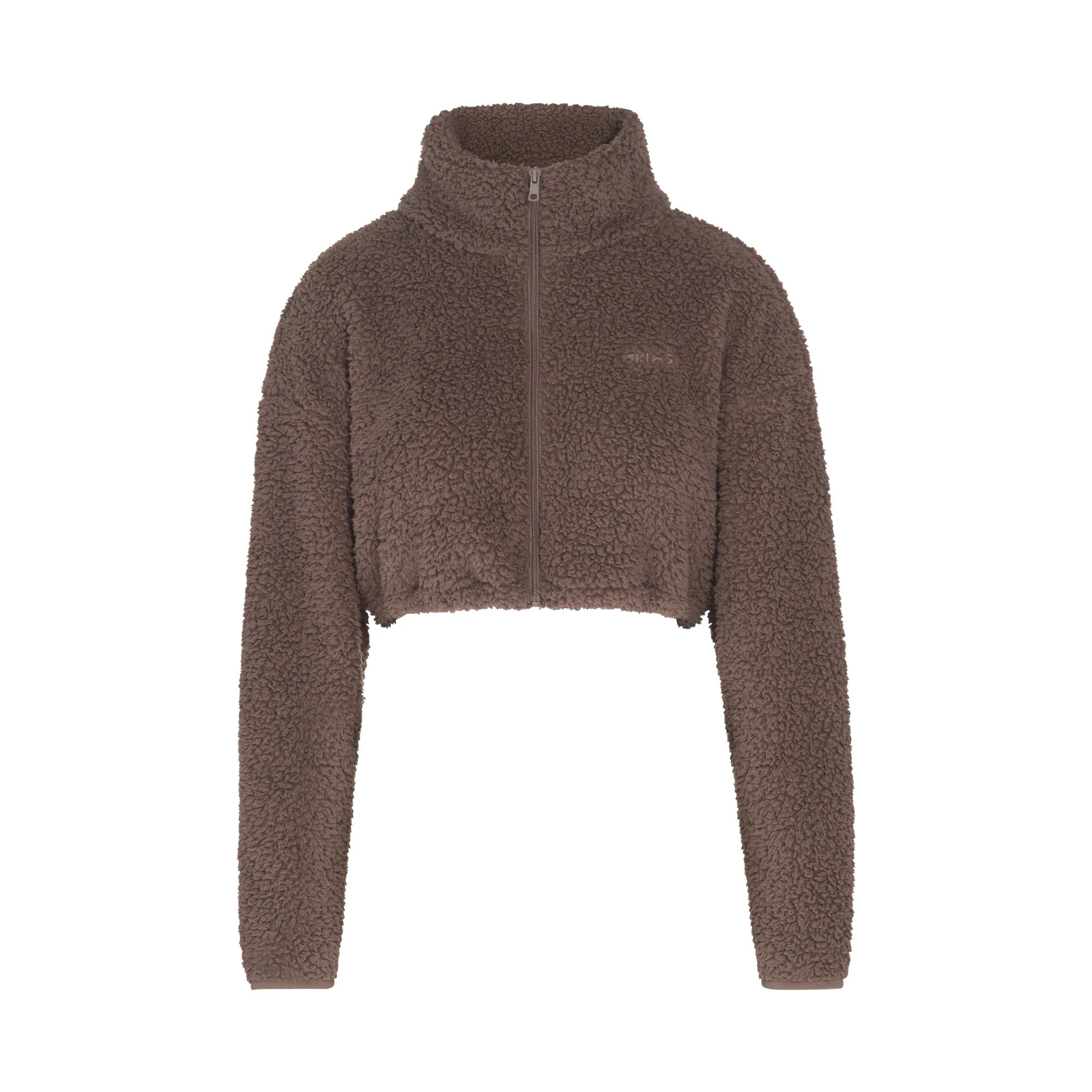TEDDY ZIP UP CROP JACKET | SKIMS (US)