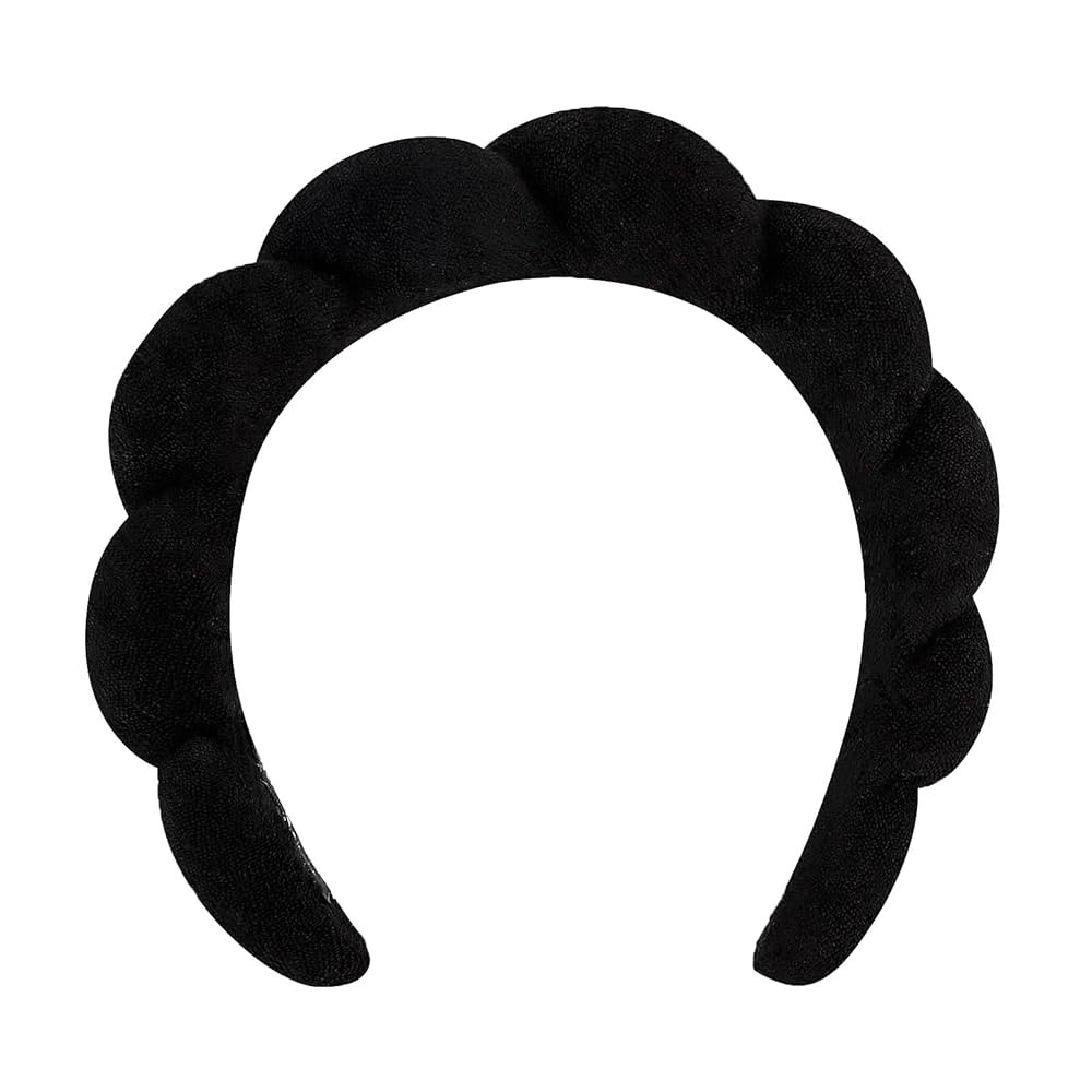Women's Spa Headband for Face Washing, Makeup Removal, and Shower - Terry Cloth Puffy Sponge Head... | Amazon (US)