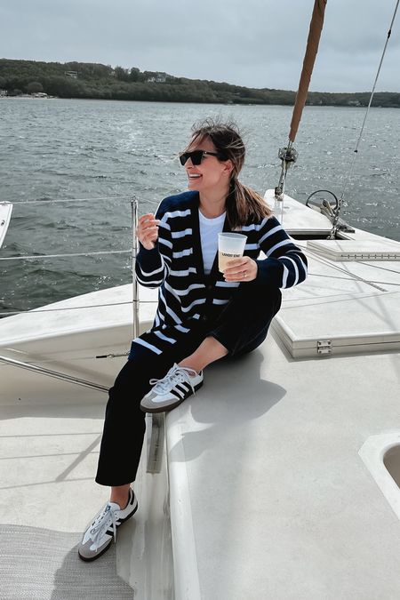 The perfect vacation outfit if you’re heading out to the north east this spring

A striped sweater
Jeans
Sneakers

The ideal sailing outfit before summer hits 

Lands’ End Sweater runs TTS and is intentionally oversized 

#LTKSeasonal #LTKStyleTip #LTKFindsUnder100