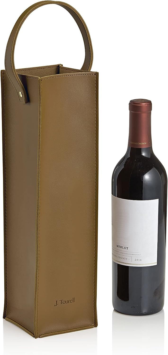 J.Tourell Wine Gift Bag Reusable - Wine Tote Bag Bottle Carrier for Wine Champagne or Liquor Sing... | Amazon (US)