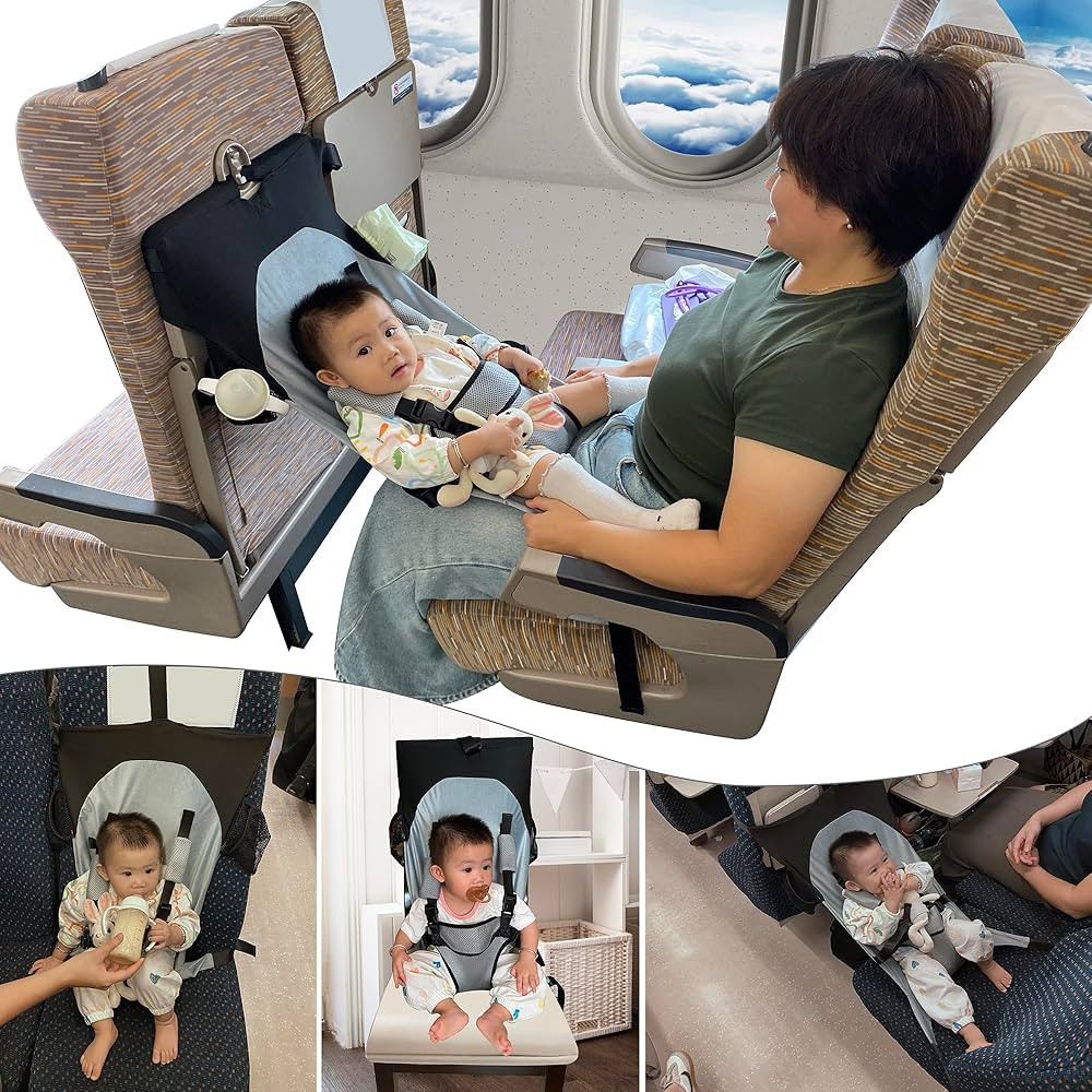 Baby Airplane Bed, Baby Travel Essentials for Flying, Toddler Airplane Seat Extender Must Haves, ... | Amazon (US)