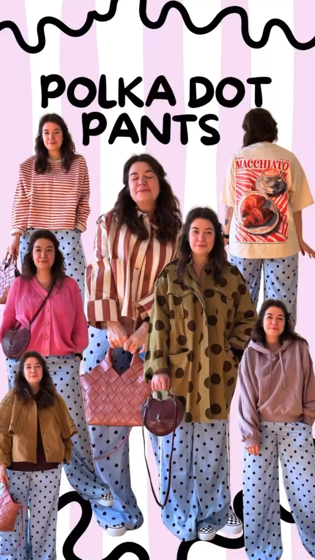 Viral Polka Dot Pants von Adidas - entweder man liebt sie oder man hasst sie😅. Ich hab auf jeden Fall ein paar Stylings ausprobiert und finde sie schon SEHR schön! 

 