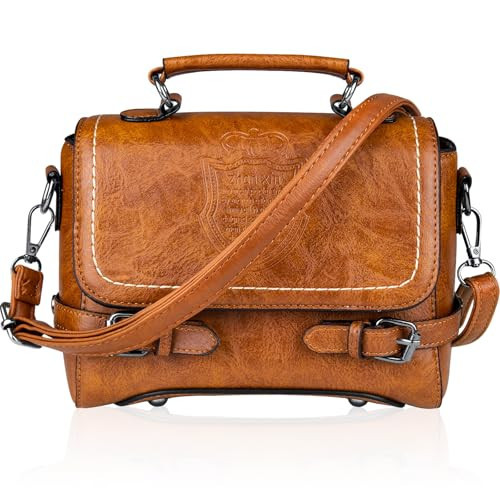 Crossbody Purses for Women, Cute Soft PU Leather Small Purse Handbags, Trendy Tote Clutch Purses Ladies Shoulder Bag | Amazon (US)