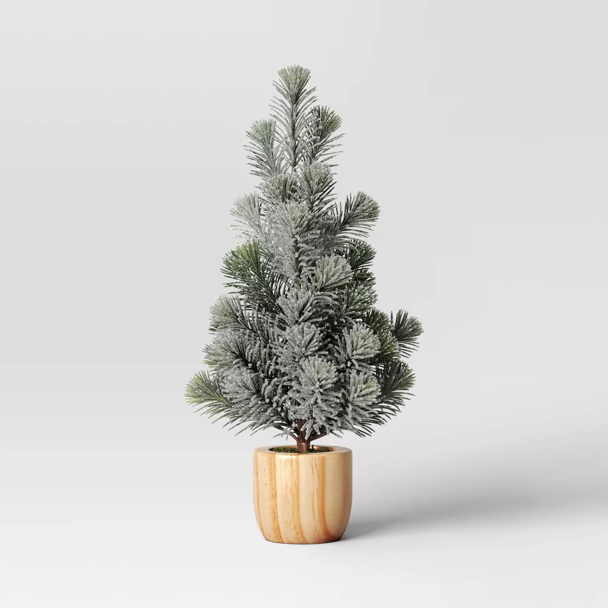 Artificial Plant Snowy Tree in Wood Pot - Threshold™ | Target