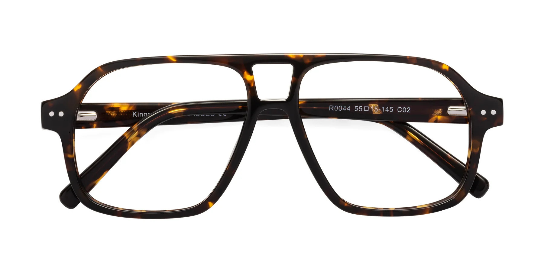 Tortoise Grandpa Oversized Acetate Aviator Blue Light Glasses | Yesglasses