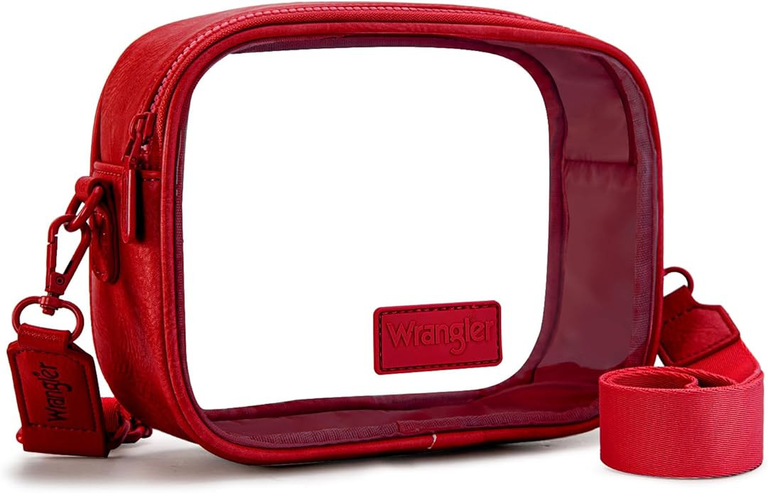 Montana West X Wrangler Clear Bag for Stadium Events Crossbody Purse for Concerts, Sports | Amazon (US)
