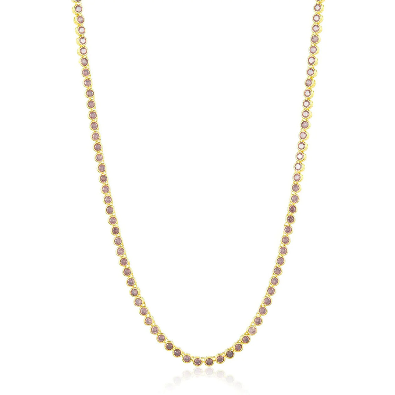 Baroness Necklace Chocolate 21.5" | Melinda Maria