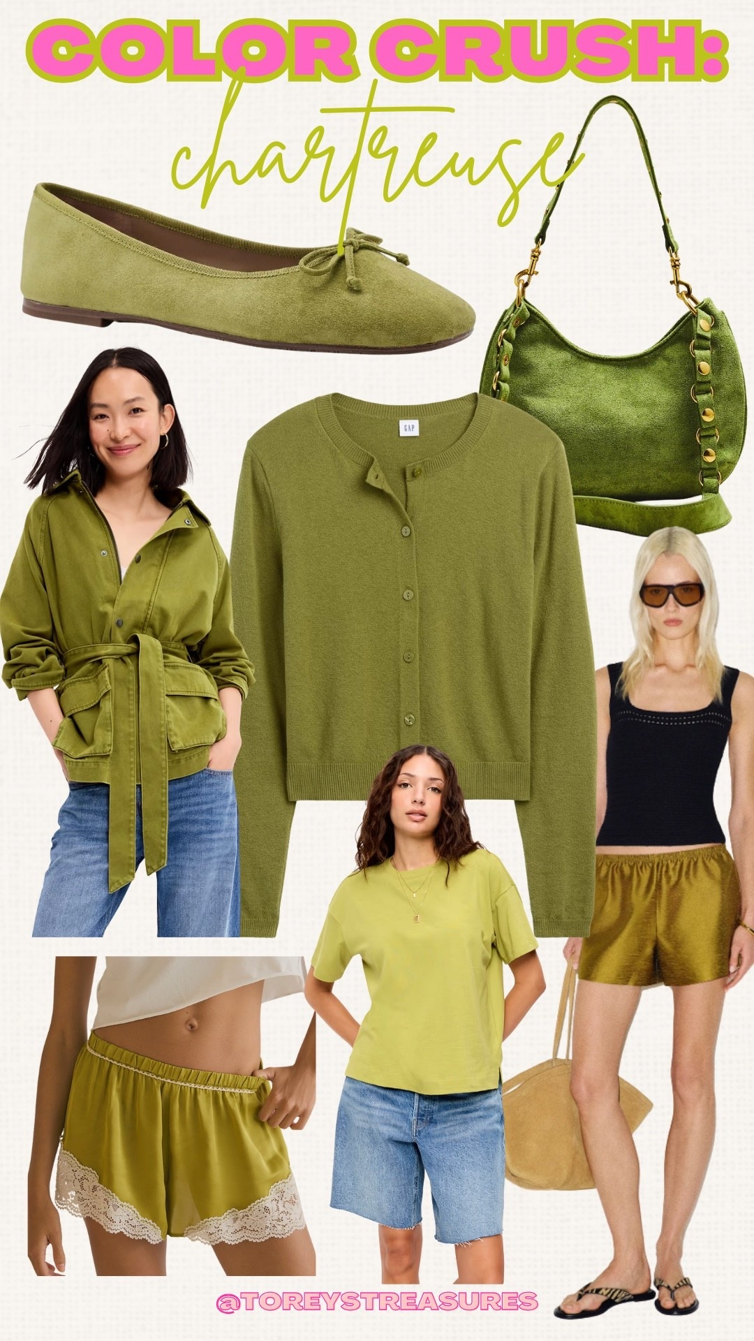 Obsessed with this color for fall: chartreuse green and olive green! So cute!!

#LTKdayinmylife #LTKgrwm #LTKootd