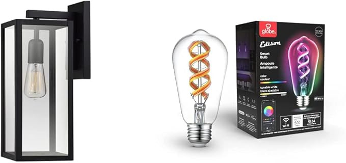 Globe Electric 64413 Amaris 1-Light Brushed Steel Plug-in Pendant with Frosted White Shade and 15... | Amazon (US)