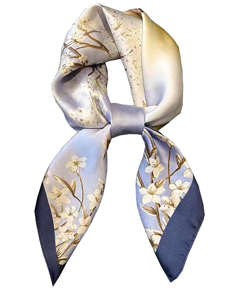 Dailyacc Hair Bandanas Scarf For Women Lightweight Fashion Neck Silk Satin Head Scarves For Sleep... | Amazon (US)