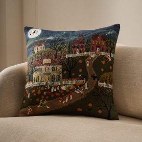 Nicole Cicak Halloween Harvest Pillow Cover | West Elm (US)
