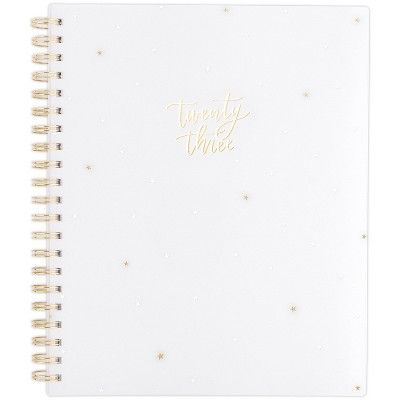 2023 Planner Weekly/Monthly 11"x8.5" Frosted Poly Stars - Sugar Paper Essentials | Target