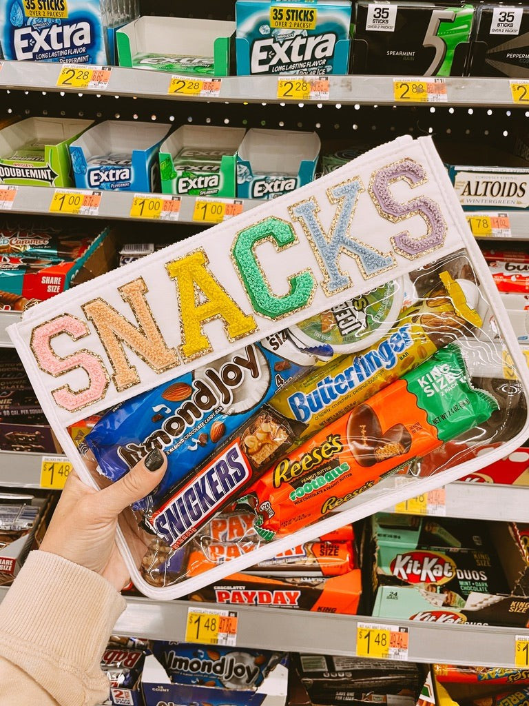 Snacks Clear Pouch | KenzKustomz