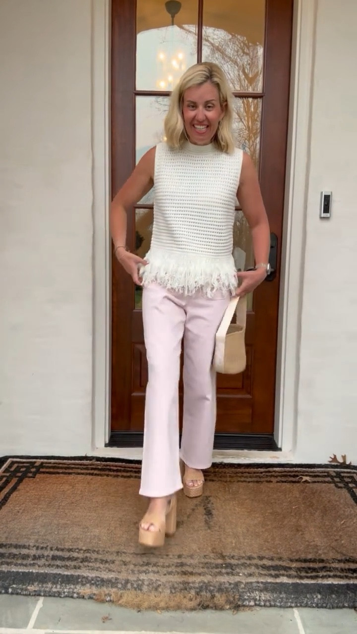 This top is so good!! Y’all know how much we love the sailor jeans from tar-jay…I’m showing you the new style and they are so cute! ￼
Top - small
Jeans - wearing 4 but sizing down to 2
Shoes - 8

￼

#LTKOver40 #LTKmomlife #LTKdayinmylife