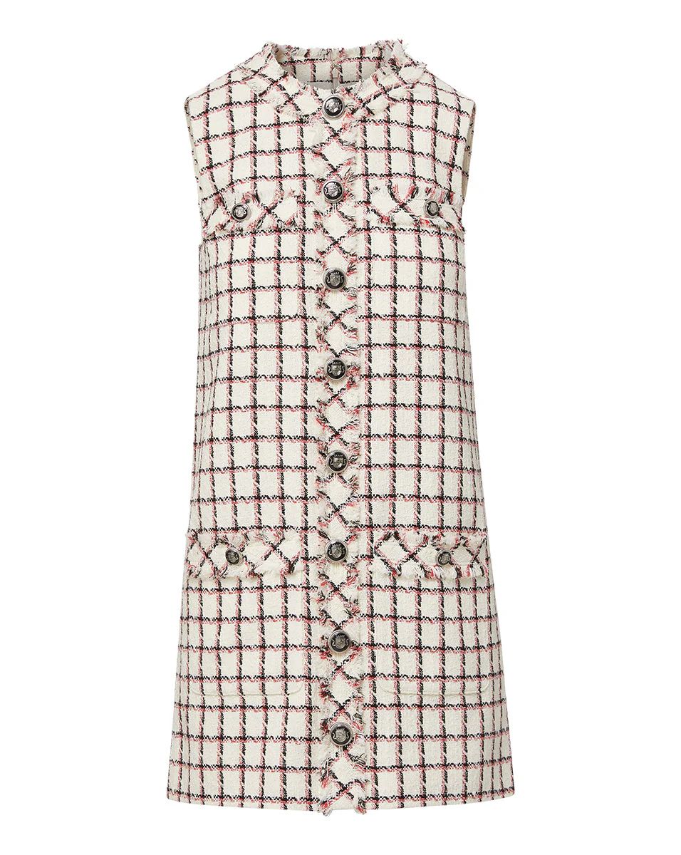 Laurel Graphic Tweed Dress | Veronica Beard