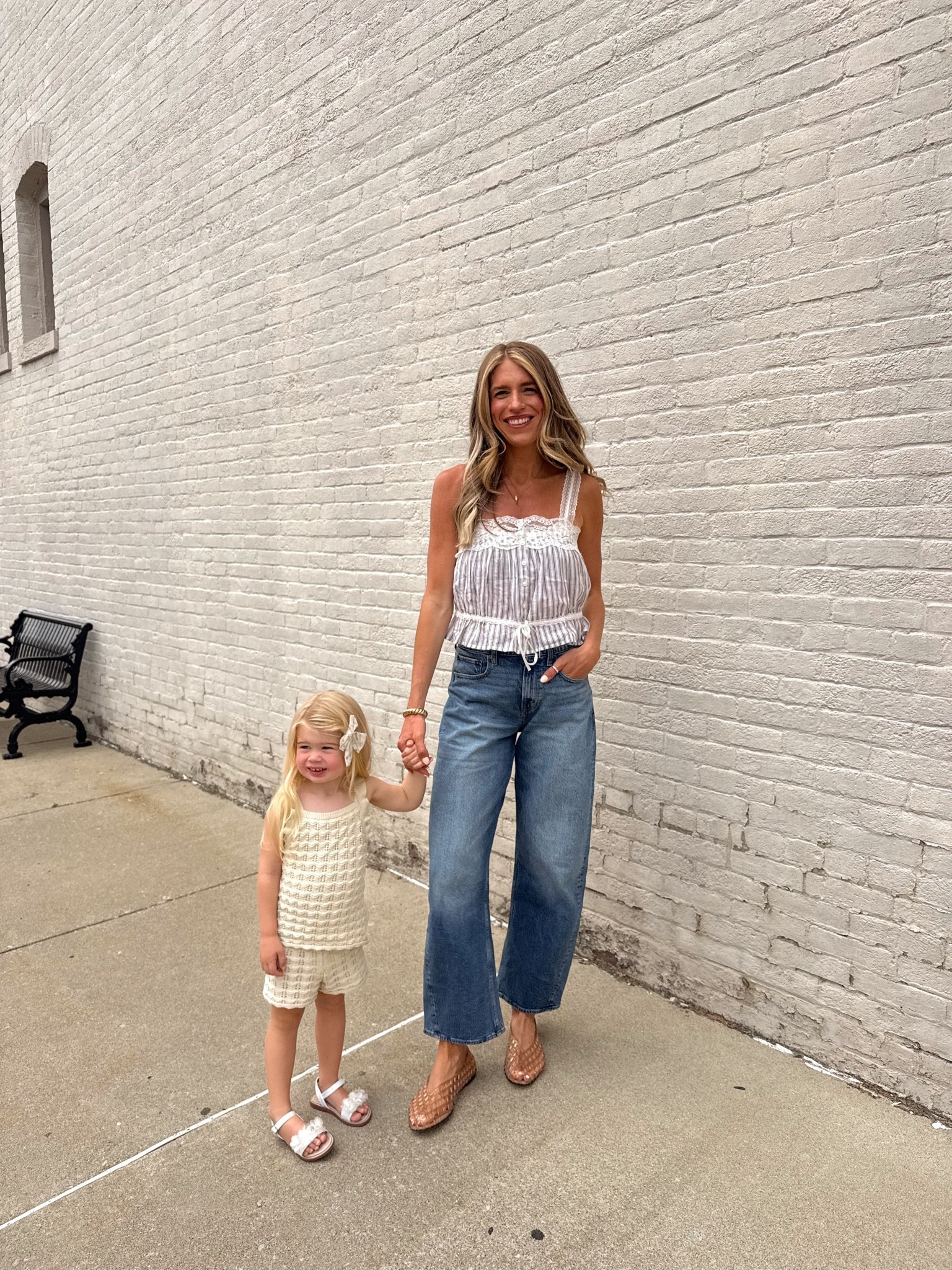 My outfit today getting family photos. Size small in top and jeans run tts



@abercrombie

#LTKmomlife #LTKootd