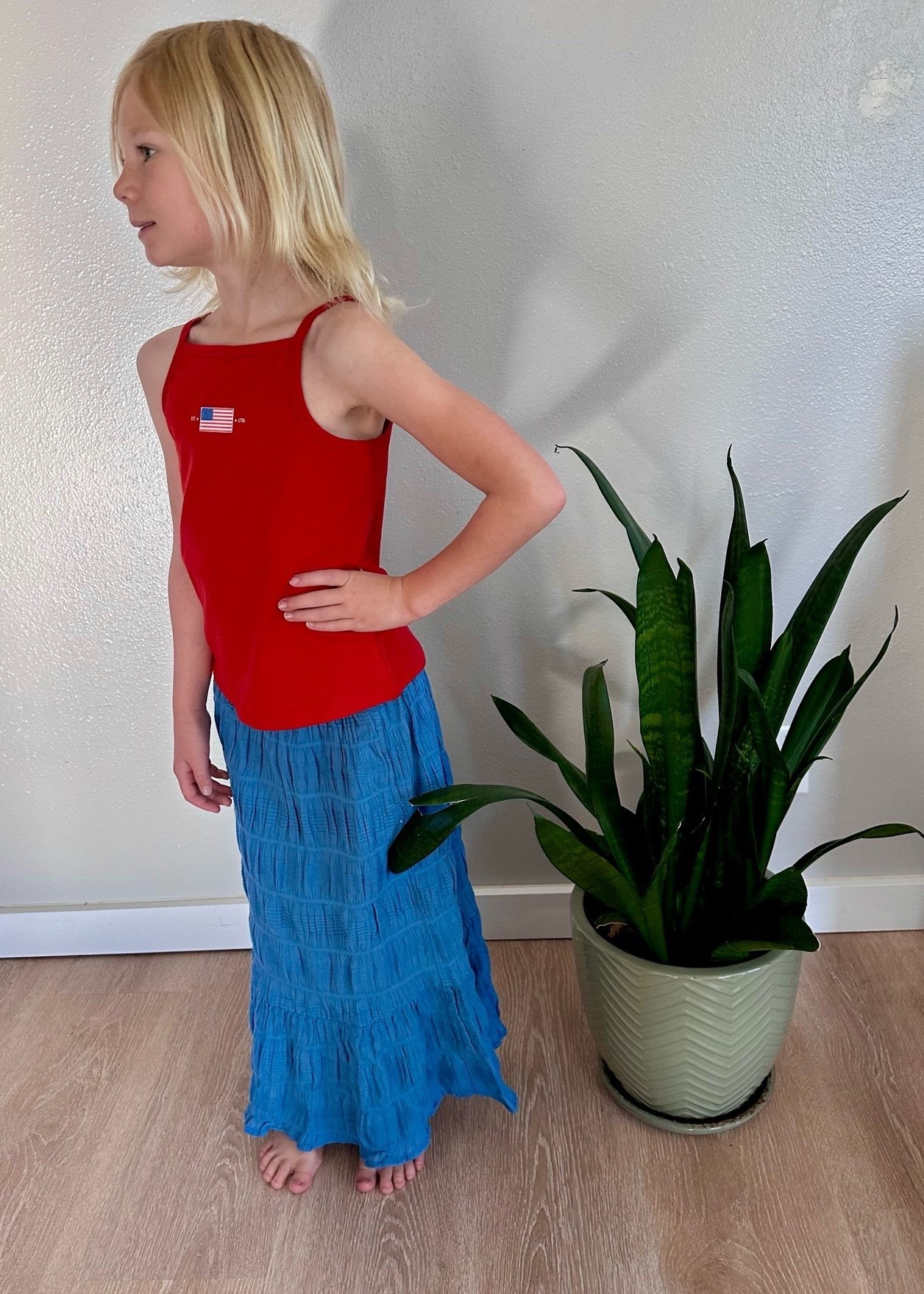 🇺🇸✨ Red, white & cute — summer edition! ❤️💙
This girls’ 4th of July outfit is made for all the sunny summer memories ☀️ From backyard BBQs and hometown parades to fireworks nights and family photos, this adorable Americana look is festive, comfy, and play-approved!
Loving this textured tiered maxi skirt paired with the cutest fitted American flag tank 🇺🇸 The perfect red, white & blue outfit that she’ll want to wear long after the holiday. Even better—the whole set is under $30! 🙌
⭐ patriotic outfit idea
❤️ comfy summer style
💙 affordable girls’ fashion find
#LTKKids #LTKFamily #LTKUnder50 #LTKFinds #LTKMomLife #FourthOfJulyOutfit #4thOfJulyStyle #GirlsFashion #KidsStyle #KidsOOTD #SummerOutfits #AmericanaStyle #PatrioticOutfit #RedWhiteAndBlue #USAStyle #SummerKidsFashion #GirlsClothing #MomFinds #AffordableFashion #FamilyPhotoOutfit #FireworksOutfit #SummerStyle #TargetStyle #TrendyKidsFashion
girls 4th of July outfit, patriotic girls outfit, red white and blue kids outfit, American flag tank top, textured tiered maxi skirt, girls summer clothes, affordable kids fashion, Fourth of July family photo outfit, summer BBQ outfit, toddler girl style, kids holiday outfit, Americana fashion.

#LTKKids #LTKSaleAlert #LTKSeasonal