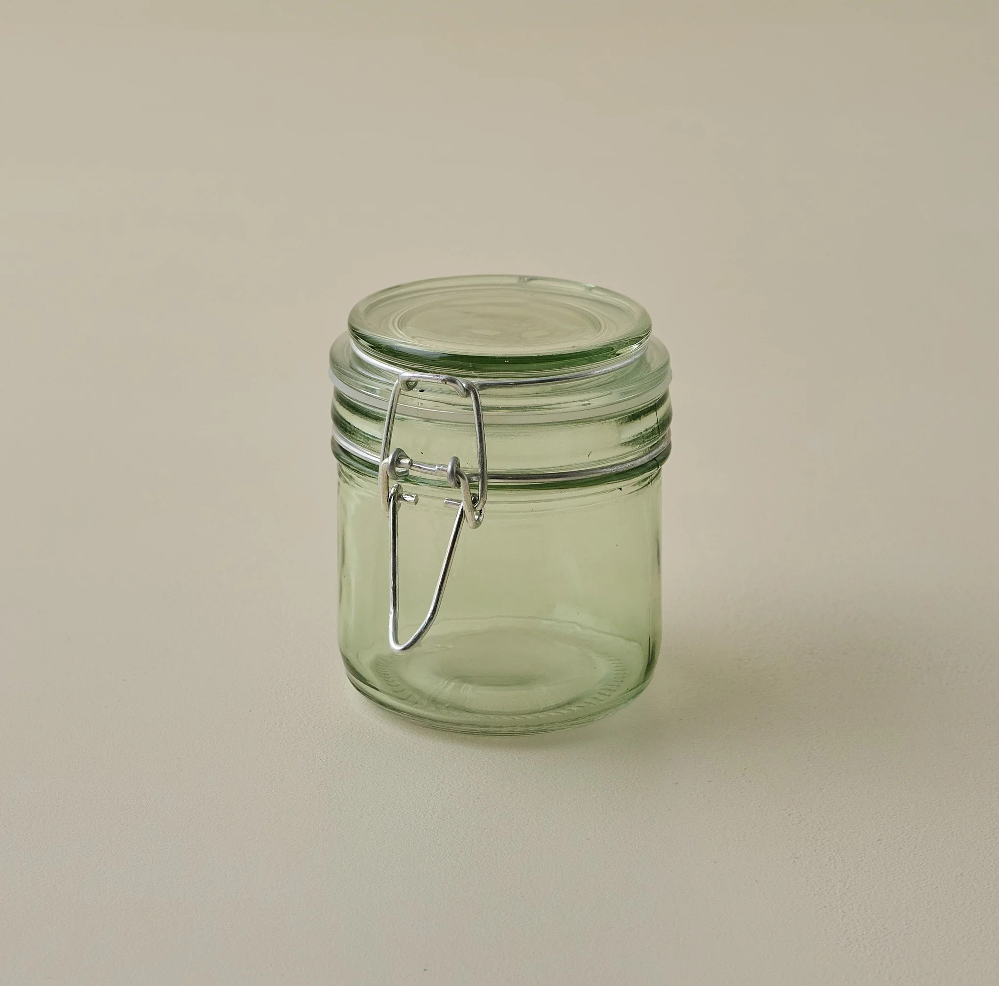 Magnolia Green Glass Storage Jar | Magnolia