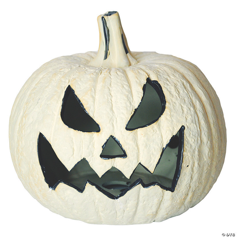 Pumpkin Fire Log Halloween Decoration | Oriental Trading Company