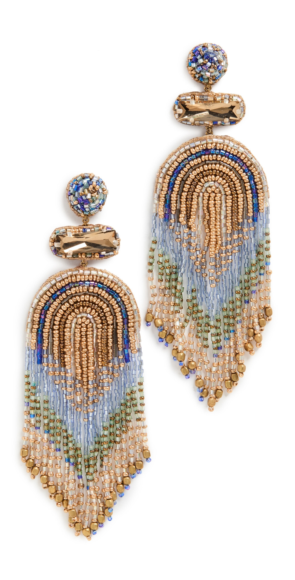 Deepa Gurnani Deepa by Deepa Gurnani Ishani Earrings Blue One Size | Shopbop
