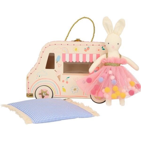 Ice Cream Van Bunny Mini Suitcase Doll | Maisonette